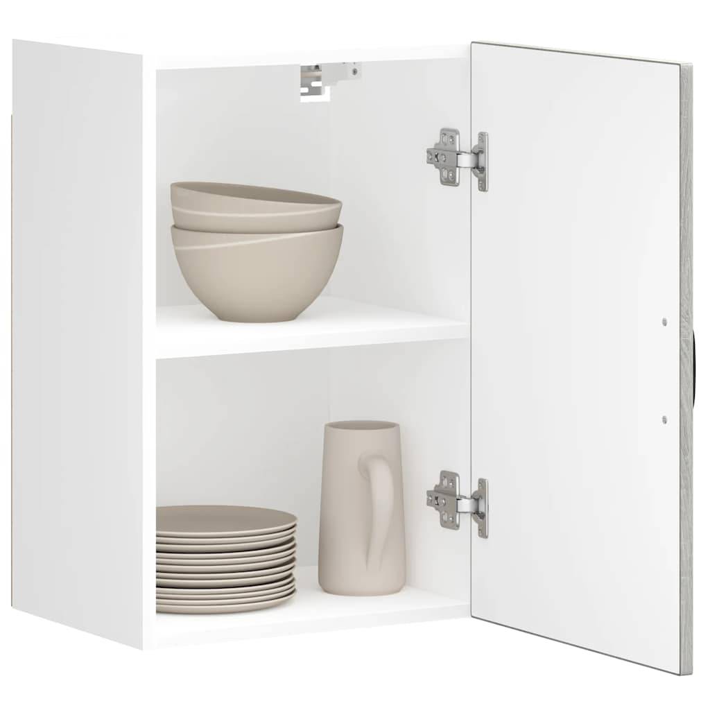 vidaXL Küchen-Hängeschrank Lucca Grau Sonoma Holzwerkstoff