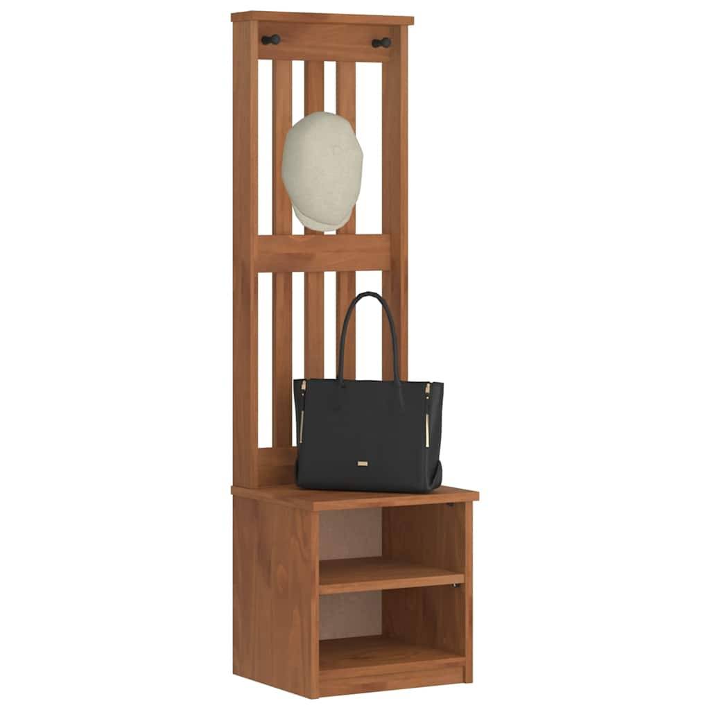 vidaXL Garderobenständer SANDNES 45x40x159,5 cm Massivholz Kiefer