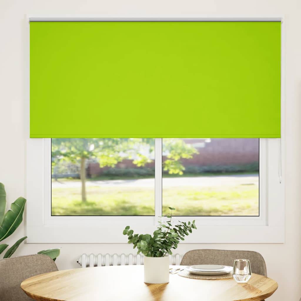 vidaXL Verdunkelungsrollo Grün 155x150cm Stoffbreite 151,6cm Polyester