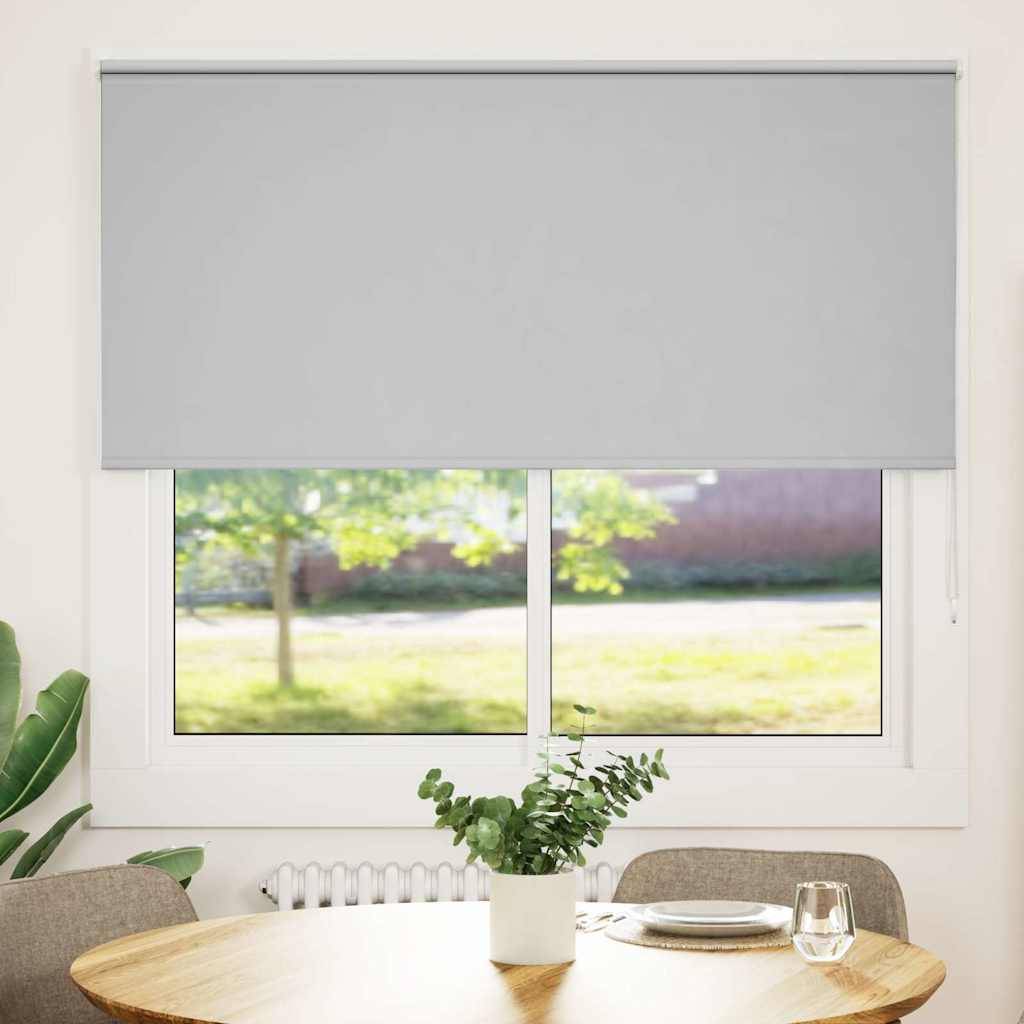 vidaXL Verdunkelungsrollo Hellgrau 165x150cm Stoffbreite 161,6cm