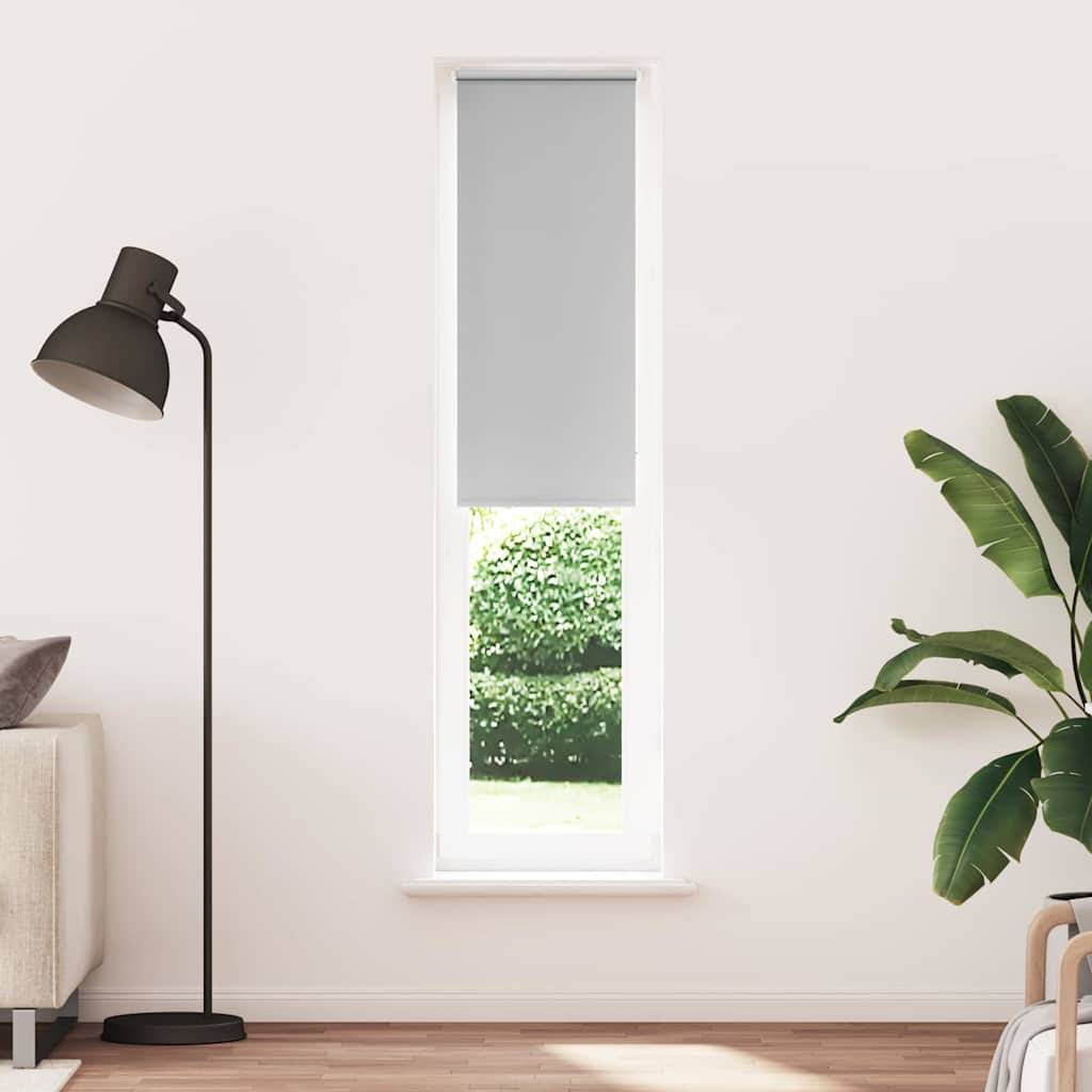 vidaXL Verdunkelungsrollo Hellgrau 40x230 cm Stoffbreite 35,7 cm
