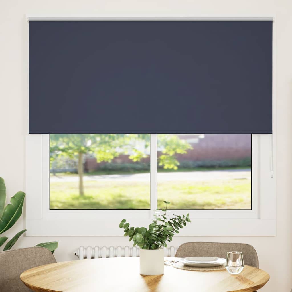 vidaXL Verdunkelungsrollo Marineblau 160x175 cm Stoffbreite 156,6 cm