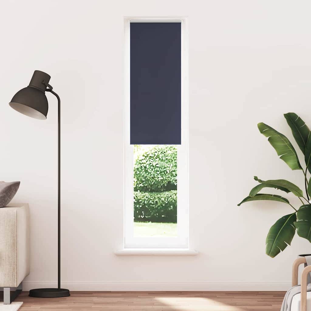 vidaXL Verdunkelungsrollo Marineblau 40x230cm Stoffbreite 35,7 cm