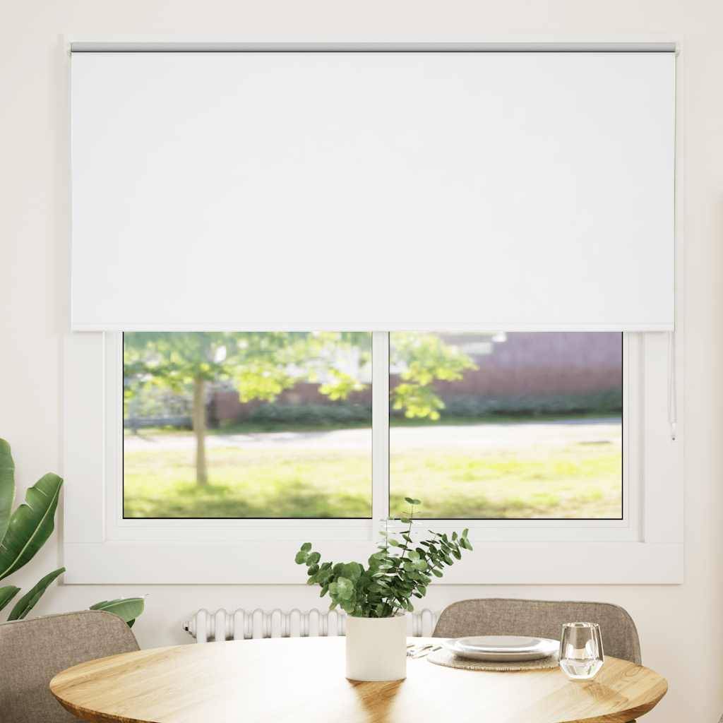 vidaXL Verdunkelungsrollo Weiß 145x175 cm Stoffbreite 141,6 cm
