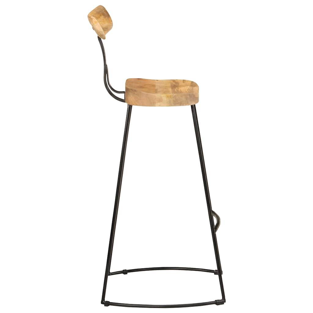 vidaXL Barhocker 2 Stk. 49x43x103 cm Mango Massivholz