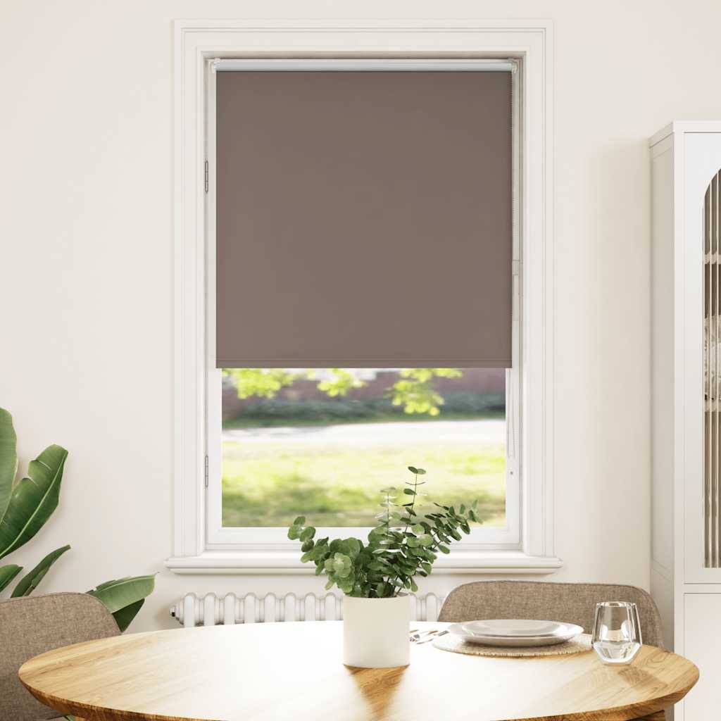 vidaXL Verdunkelungsrollo Kaffeebraun 70x130cm Stoffbreite 65,7 cm