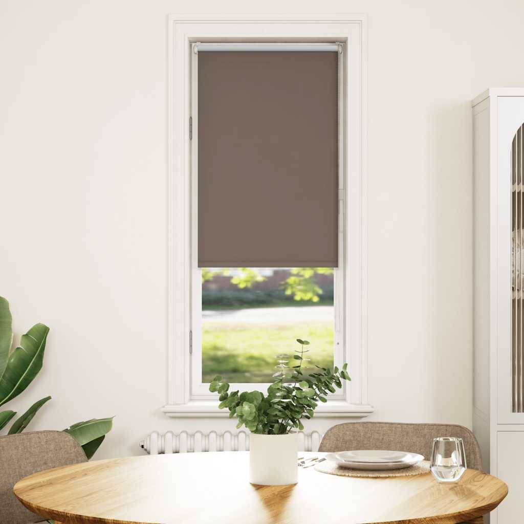 vidaXL Verdunkelungsrollo Kaffeebraun 50x150cm Stoffbreite 45,7 cm