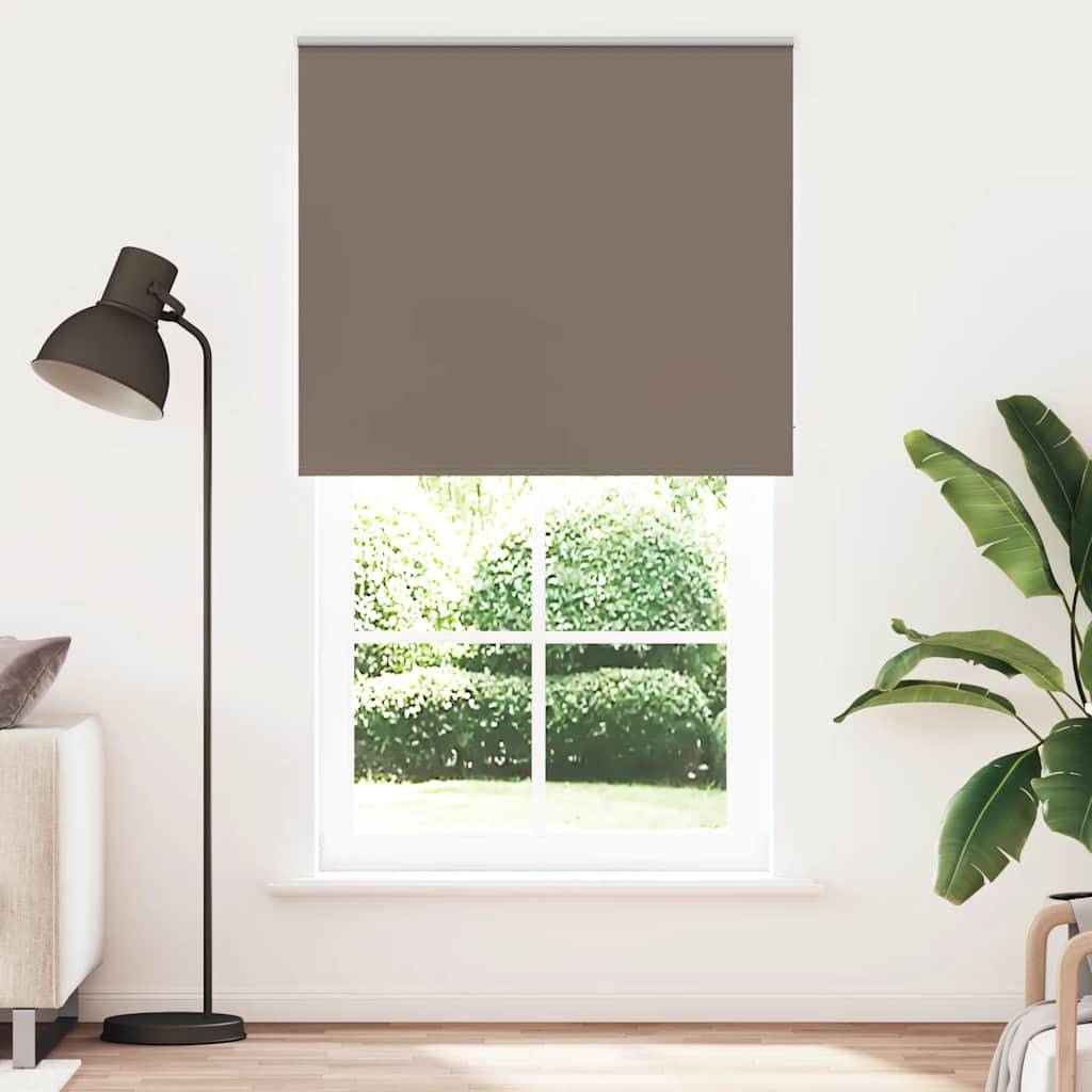 vidaXL Verdunkelungsrollo Kaffeebraun 135x230 cm Stoffbreite 131,6 cm