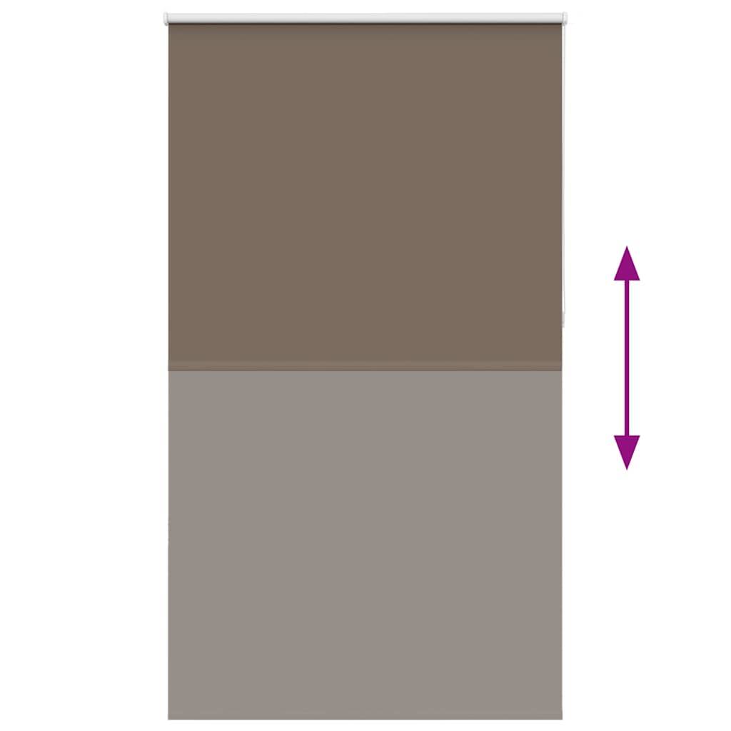 vidaXL Verdunkelungsrollo Kaffeebraun 120x210 cm Stoffbreite 116,6 cm