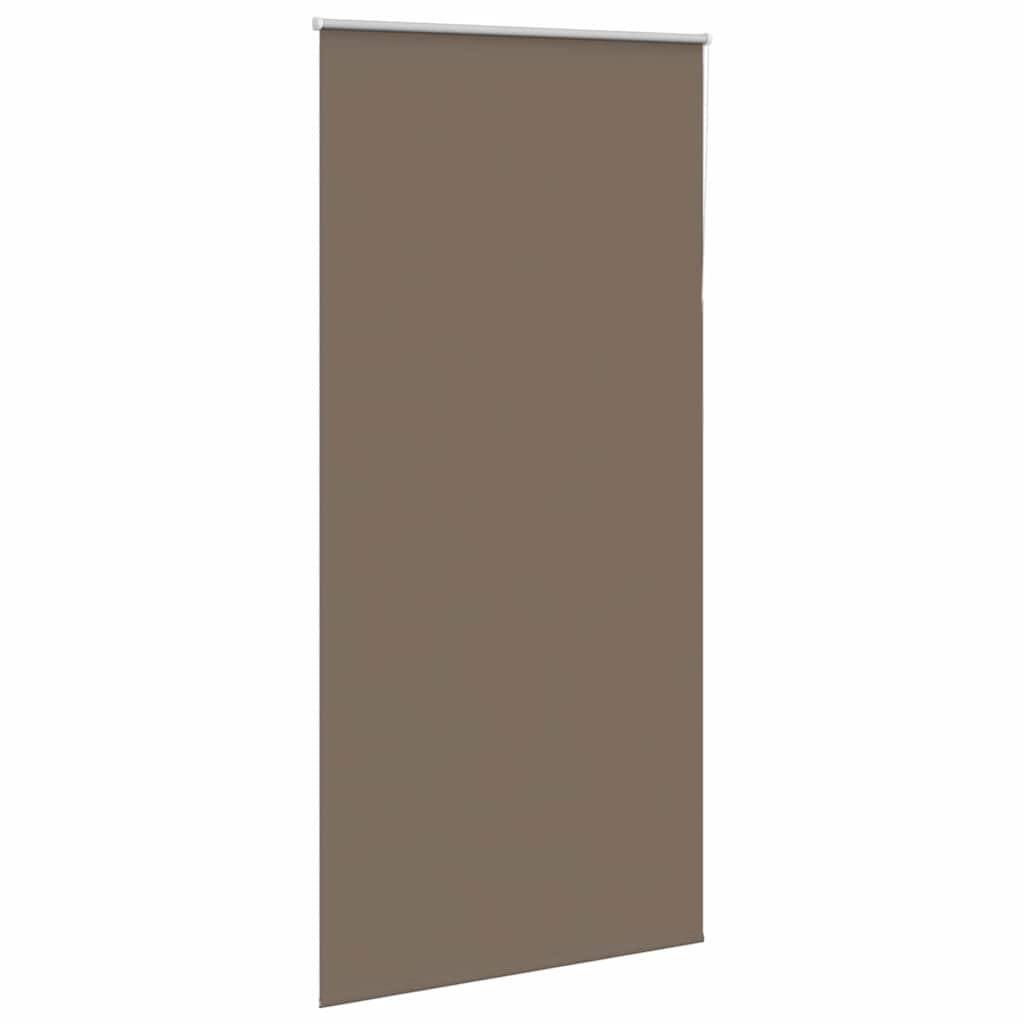 vidaXL Verdunkelungsrollo Kaffeebraun 115x210 cm Stoffbreite 110,7 cm