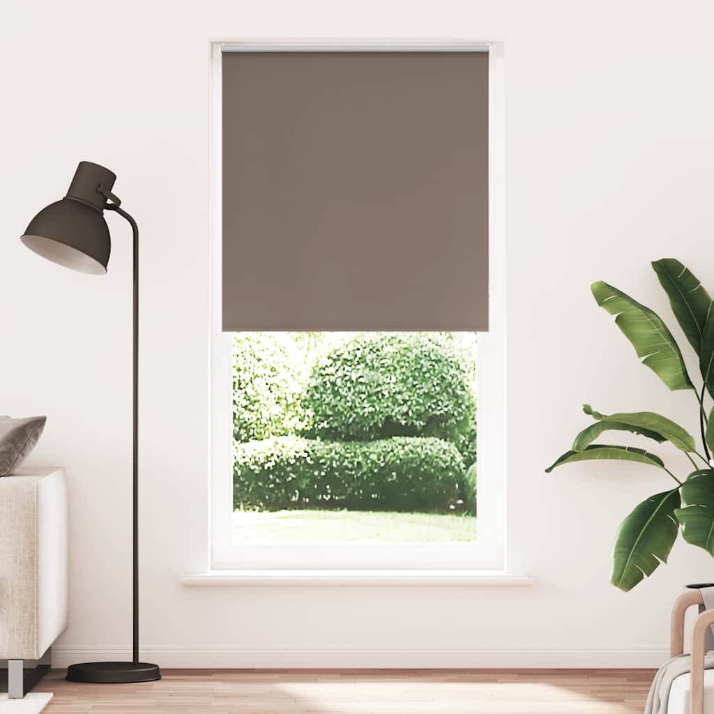 vidaXL Verdunkelungsrollo Kaffeebraun 95x210cm Stoffbreite 90,7 cm