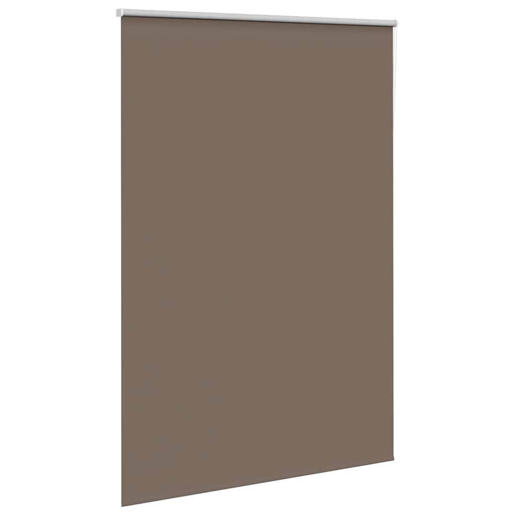 vidaXL Verdunkelungsrollo Kaffeebraun 145x210 cm Stoffbreite 141,6 cm