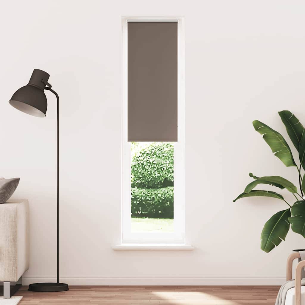 vidaXL Verdunkelungsrollo Kaffeebraun 50x210cm Stoffbreite 45,7 cm