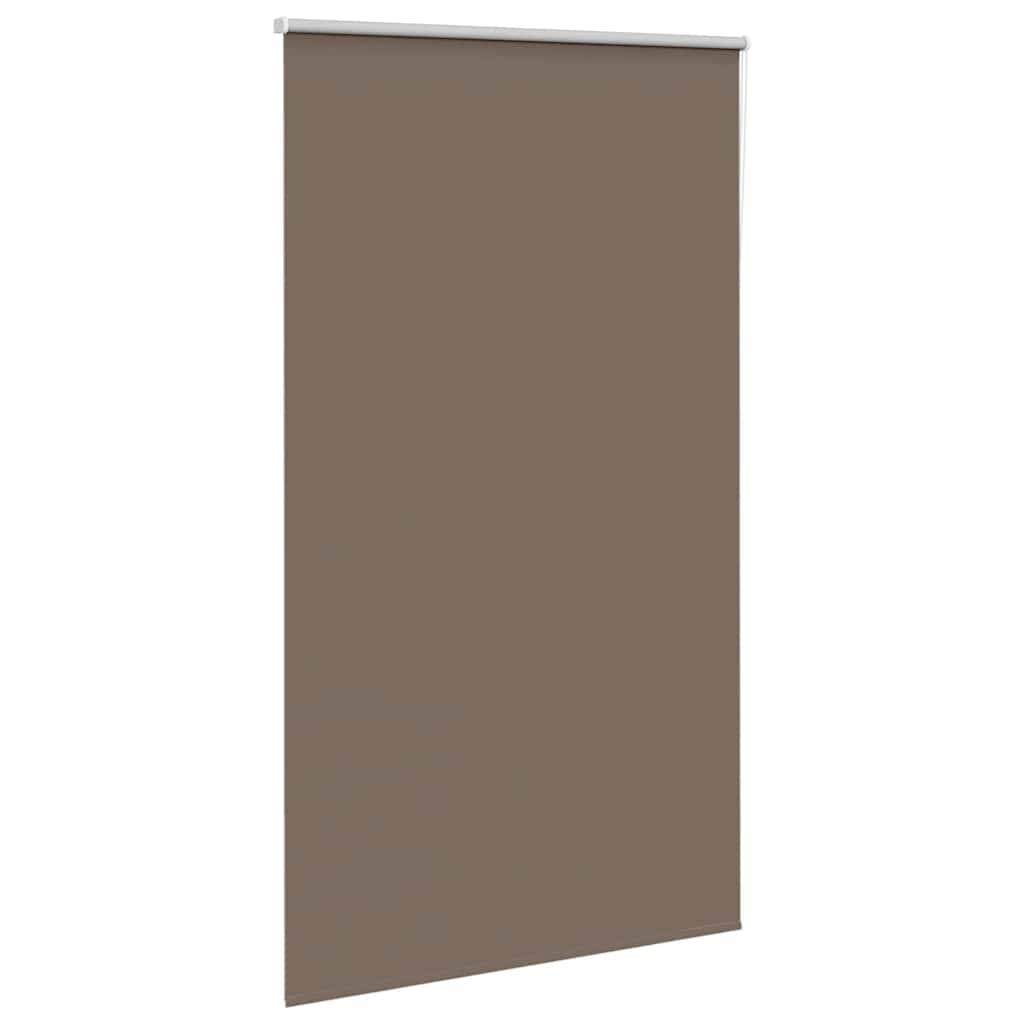 vidaXL Verdunkelungsrollo Kaffeebraun 130x230 cm Stoffbreite 126,6 cm