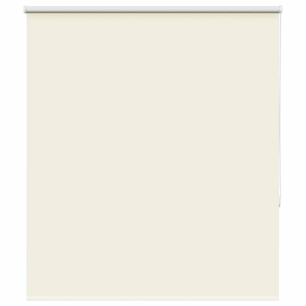vidaXL Verdunkelungsrollo Cremeweiß 130x130cm Stoffbreite 126,6cm