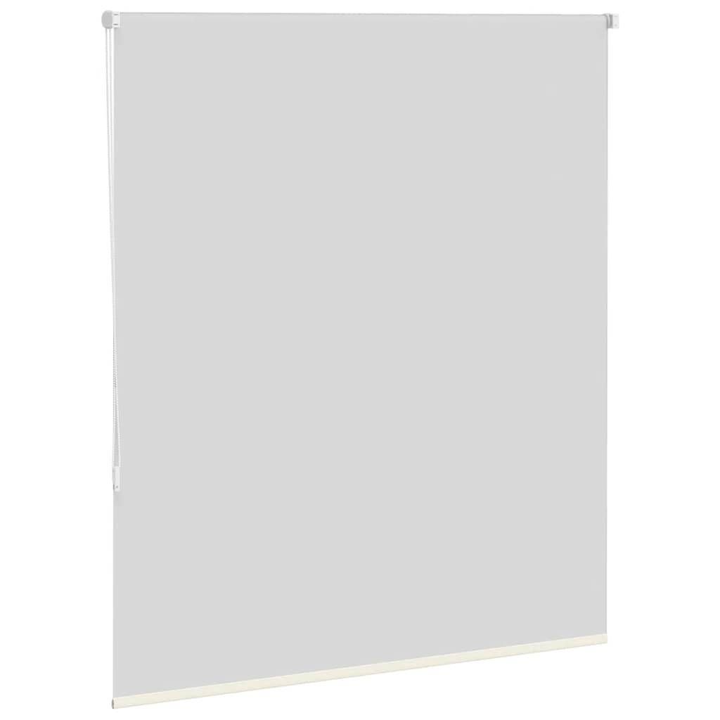 vidaXL Verdunkelungsrollo Cremeweiß 130x175cm Stoffbreite 126,6cm