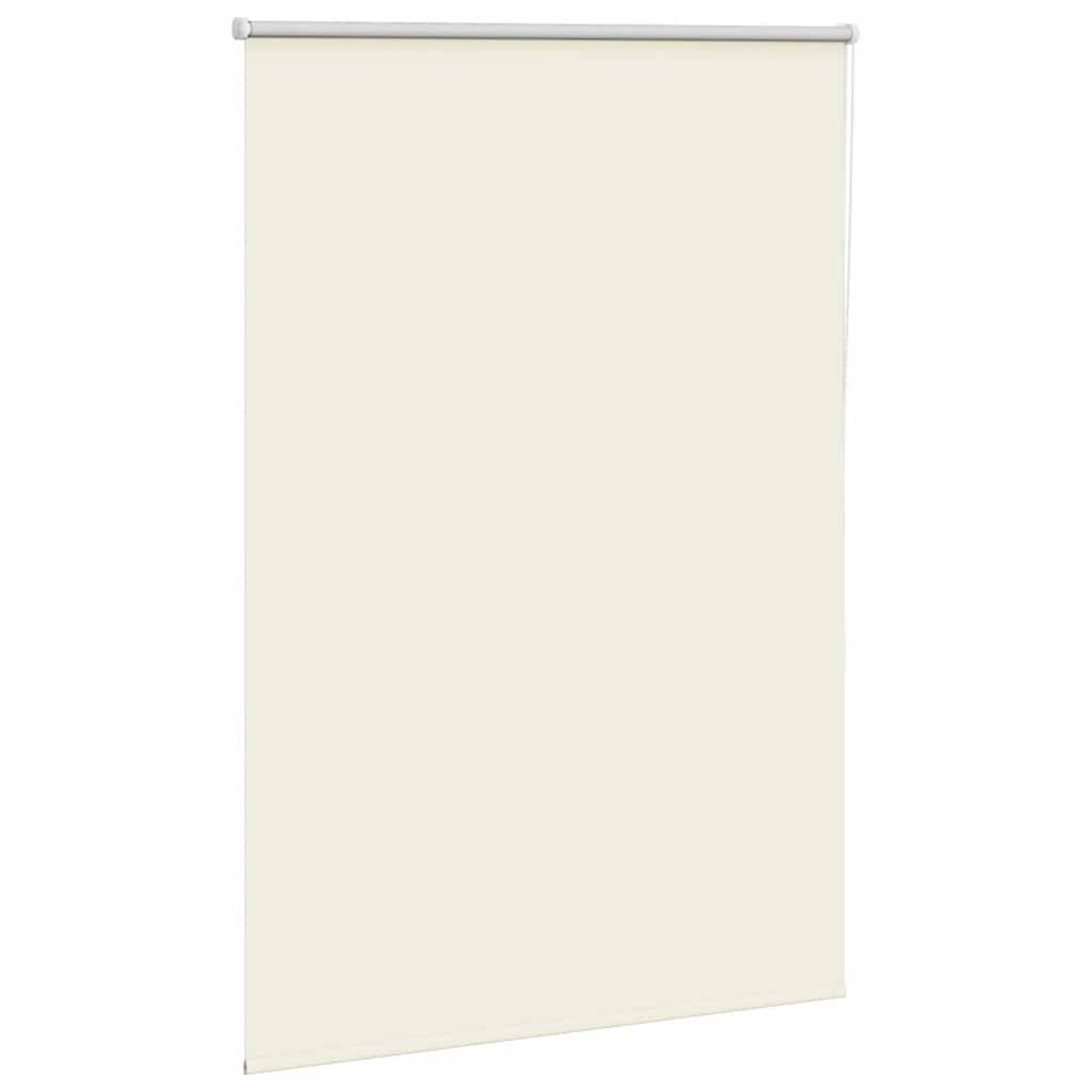 vidaXL Verdunkelungsrollo Cremeweiß 90x130cm Stoffbreite 85,7 cm