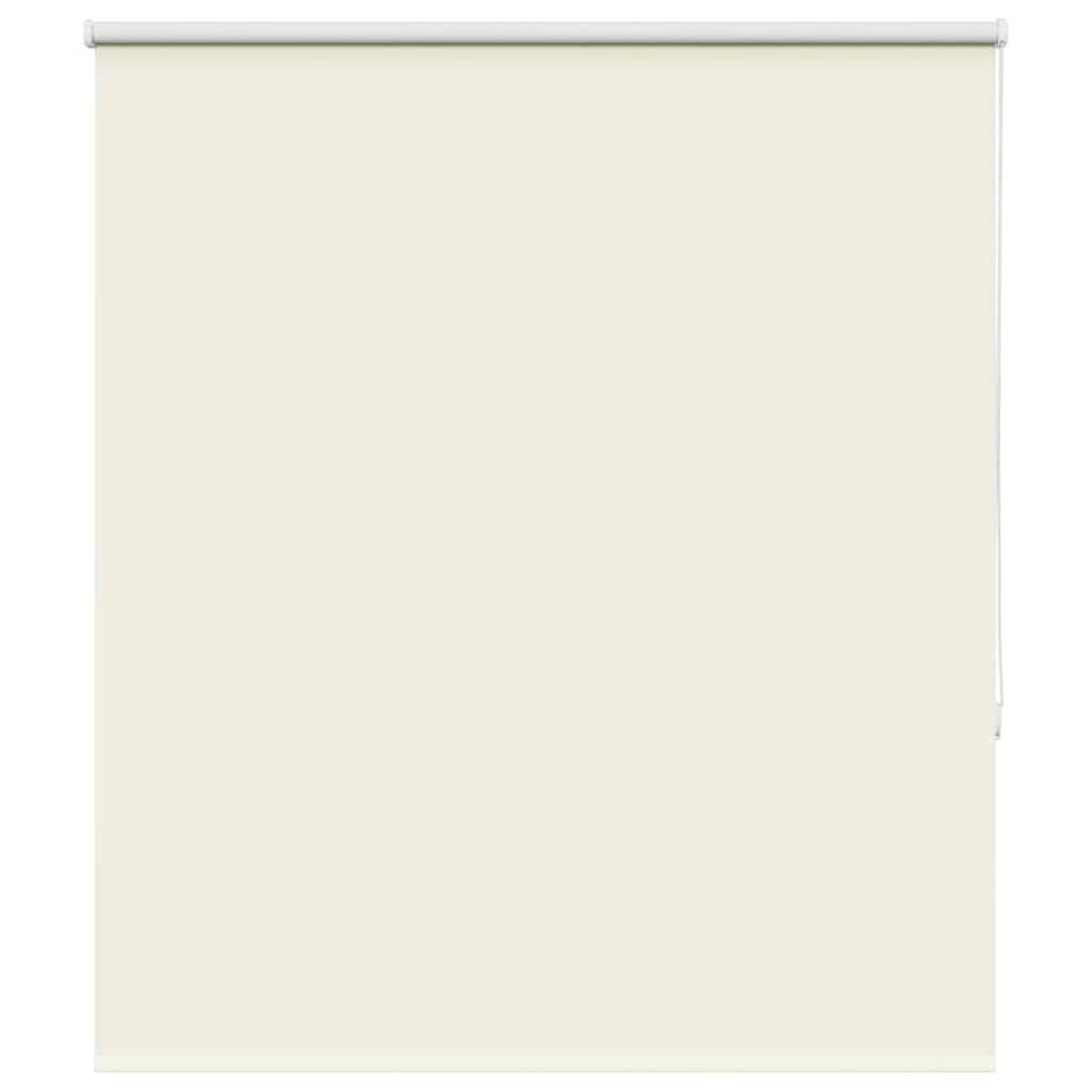 vidaXL Verdunkelungsrollo Cremeweiß 135x130cm Stoffbreite 131,6cm