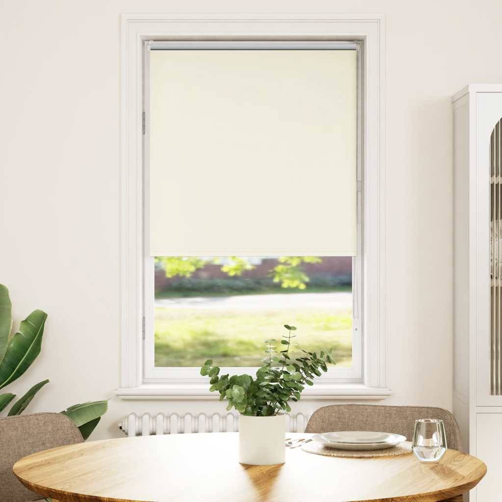 vidaXL Verdunkelungsrollo Cremeweiß 70x150cm Stoffbreite 65,7 cm