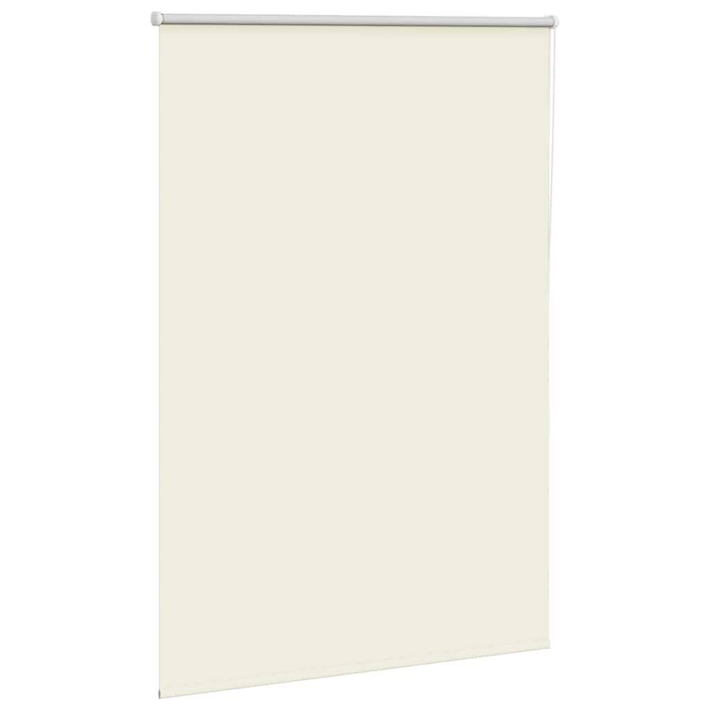 vidaXL Verdunkelungsrollo Cremeweiß 95x150cm Stoffbreite 90,7 cm