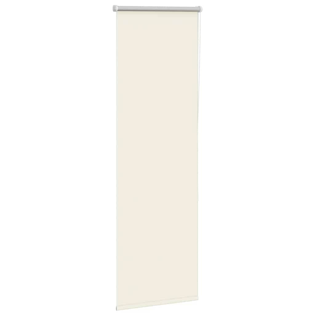 vidaXL Verdunkelungsrollo Cremeweiß 40x175cm Stoffbreite 35,7 cm