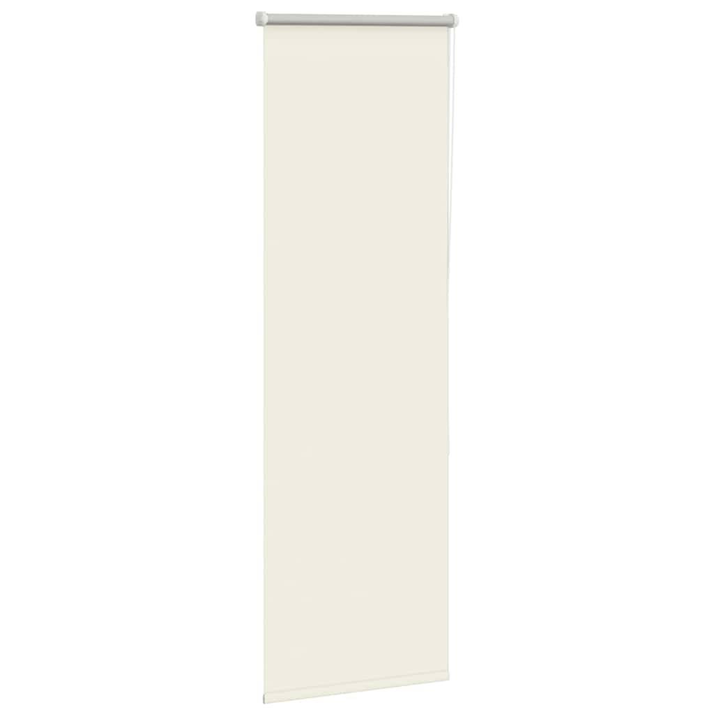 vidaXL Verdunkelungsrollo Cremeweiß 40x130cm Stoffbreite 35,7 cm