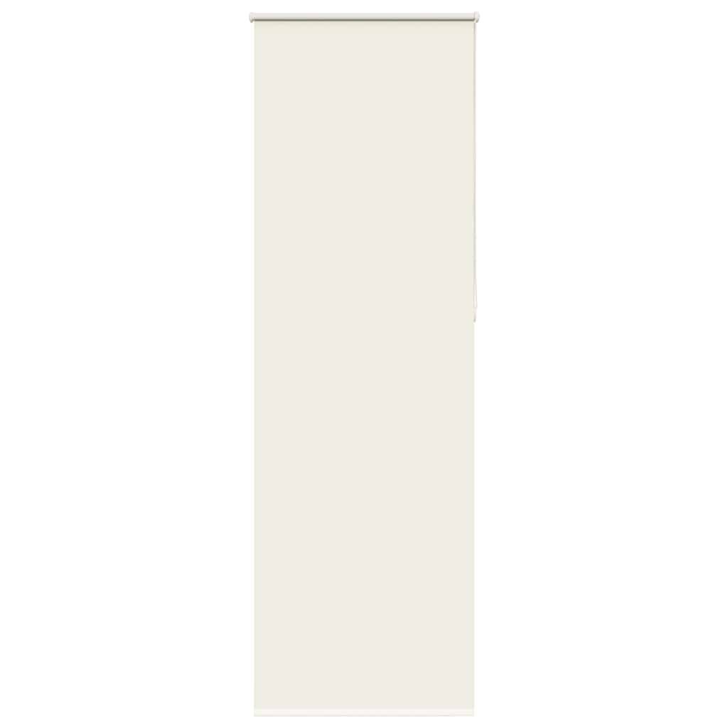 vidaXL Verdunkelungsrollo Cremeweiß 75x210cm Stoffbreite 70,7 cm