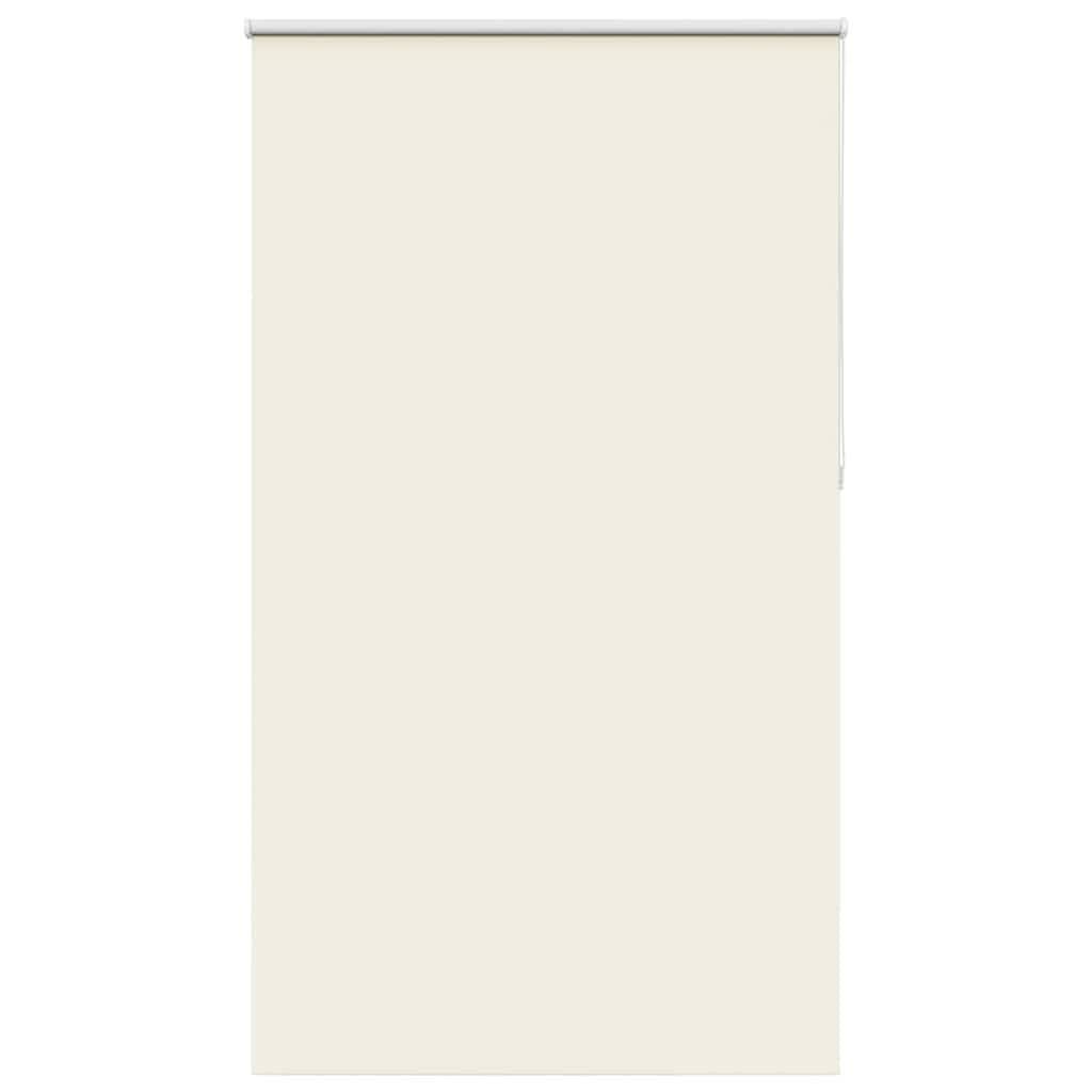 vidaXL Verdunkelungsrollo Cremeweiß 130x210cm Stoffbreite 126,6cm