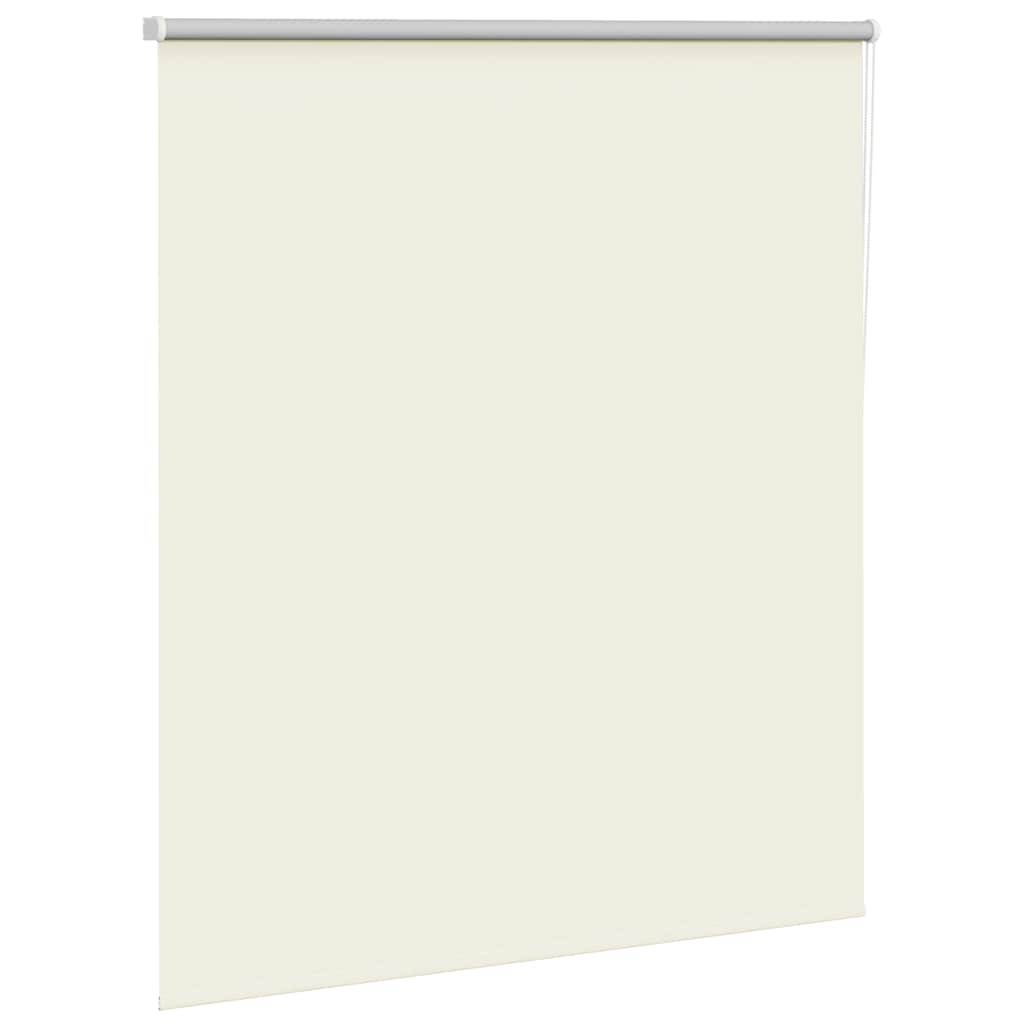 vidaXL Verdunkelungsrollo Cremeweiß 140x130cm Stoffbreite 136,6cm