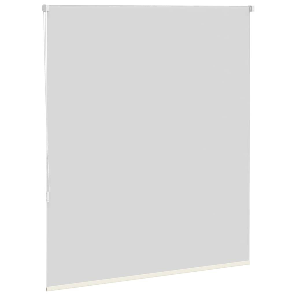 vidaXL Verdunkelungsrollo Cremeweiß 125x175cm Stoffbreite 121,6cm
