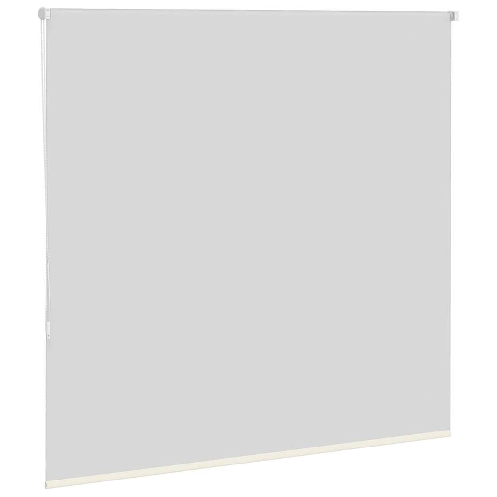 vidaXL Verdunkelungsrollo Cremeweiß 145x130cm Stoffbreite 141,6cm