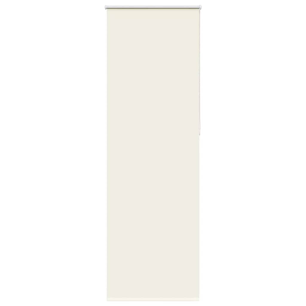 vidaXL Verdunkelungsrollo Cremeweiß 85x210cm Stoffbreite 80,7 cm