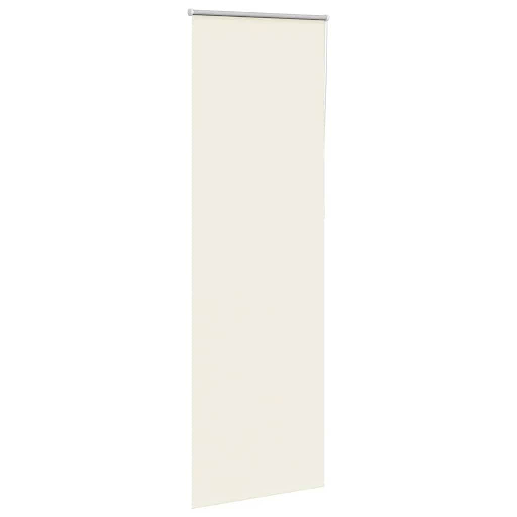 vidaXL Verdunkelungsrollo Cremeweiß 70x230cm Stoffbreite 65,7 cm