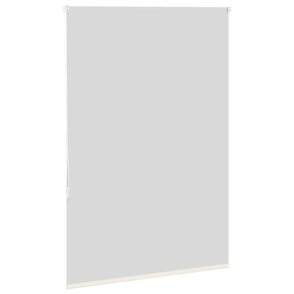 vidaXL Verdunkelungsrollo Cremeweiß 110x150cm Stoffbreite 105,7cm