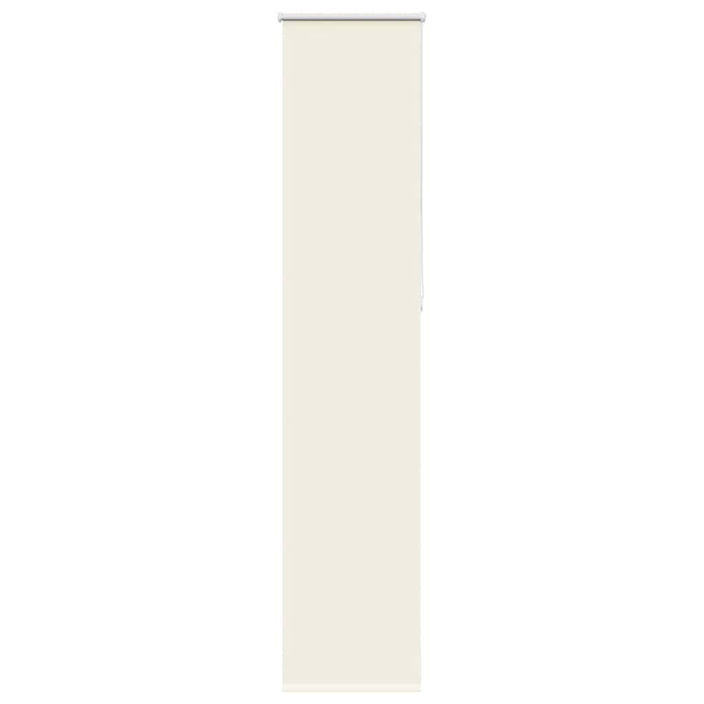 vidaXL Verdunkelungsrollo Cremeweiß 45x210cm Stoffbreite 40,7 cm