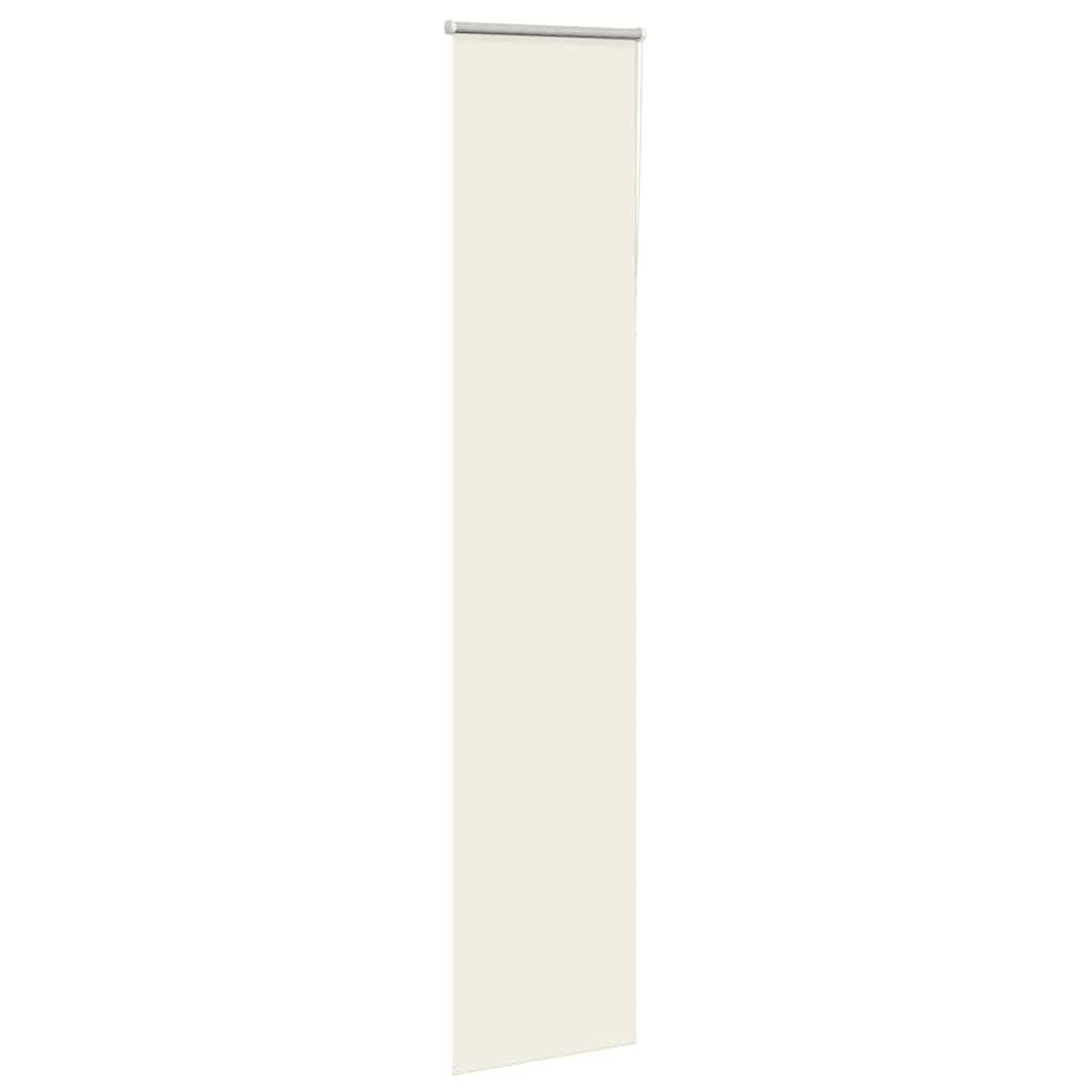 vidaXL Verdunkelungsrollo Cremeweiß 45x210cm Stoffbreite 40,7 cm