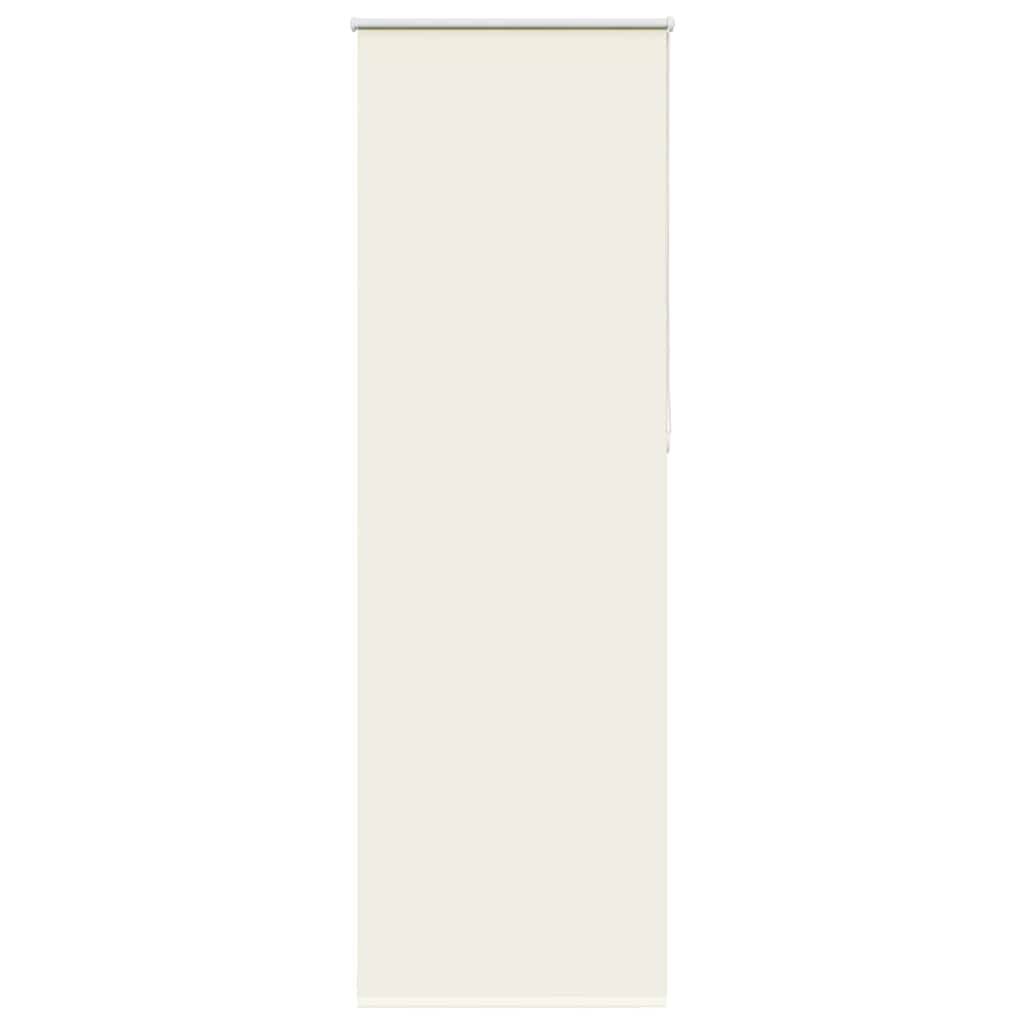 vidaXL Verdunkelungsrollo Cremeweiß 65x230cm Stoffbreite 60,7 cm