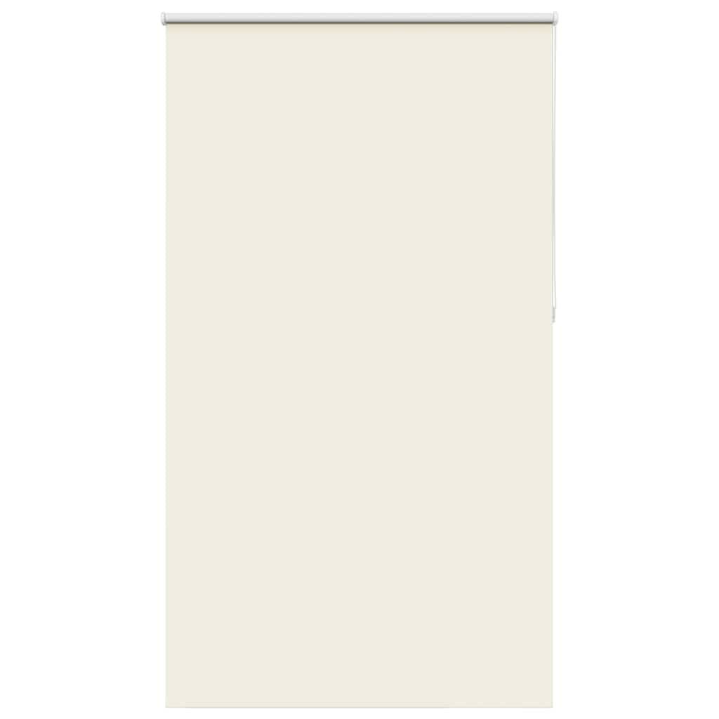 vidaXL Verdunkelungsrollo Cremeweiß 140x210cm Stoffbreite 136,6cm