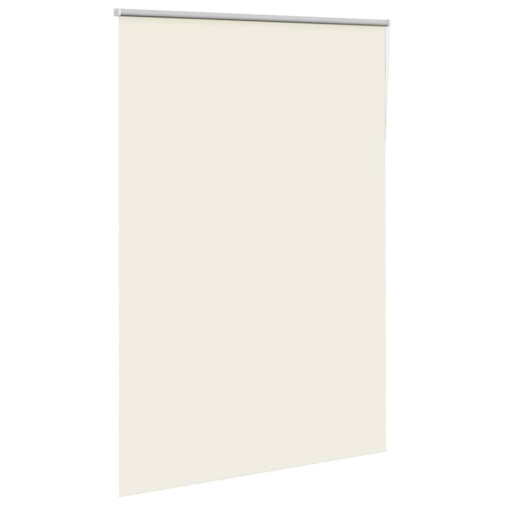 vidaXL Verdunkelungsrollo Cremeweiß 165x210cm Stoffbreite 161,6cm