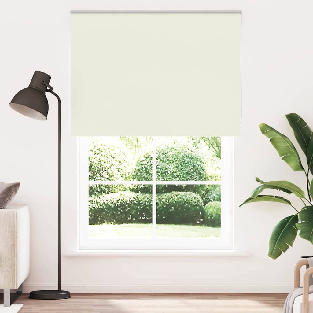 vidaXL Verdunkelungsrollo Cremeweiß 160x210cm Stoffbreite 156,6cm
