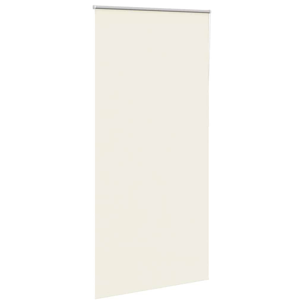 vidaXL Verdunkelungsrollo Cremeweiß 115x210cm Stoffbreite 110,7cm