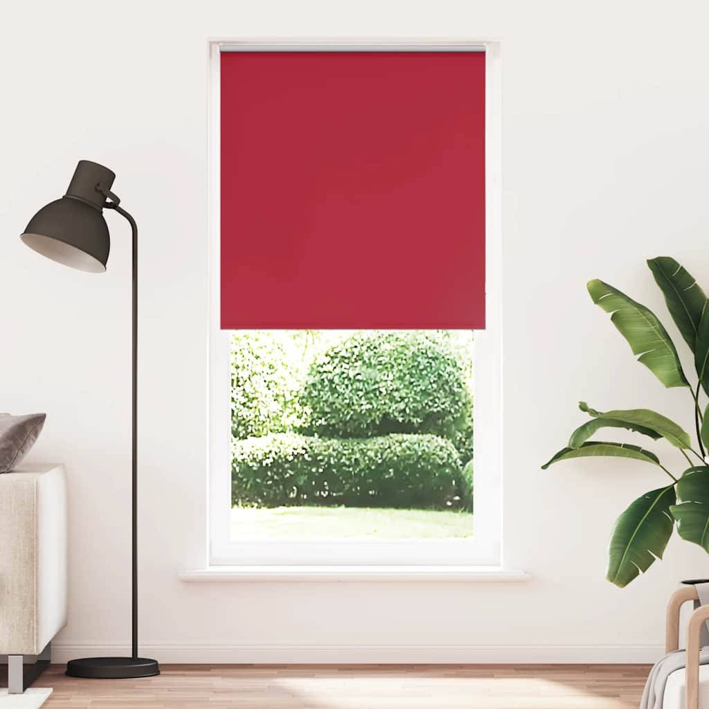 vidaXL Verdunkelungsrollo Rot 115x230cm Stoffbreite 110,7cm Polyester