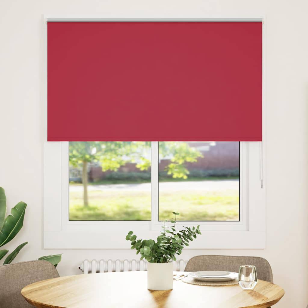 vidaXL Verdunkelungsrollo Rot 135x175cm Stoffbreite 131,6cm Polyester