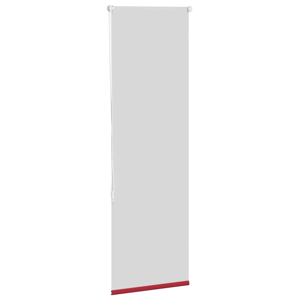 vidaXL Verdunkelungsrollo Rot 55x175 cm Stoffbreite 50,7 cm Polyester