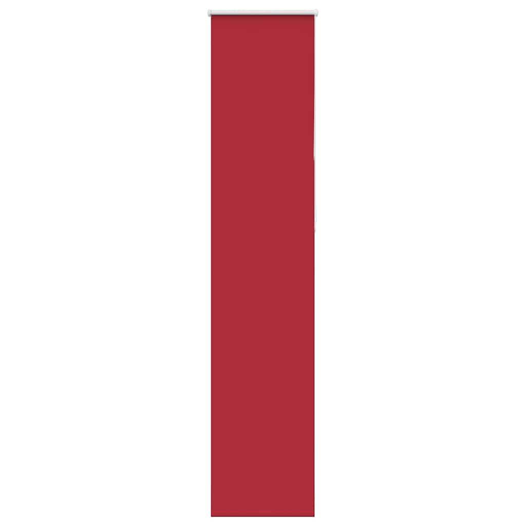 vidaXL Verdunkelungsrollo Rot 55x210 cm Stoffbreite 50,7 cm Polyester