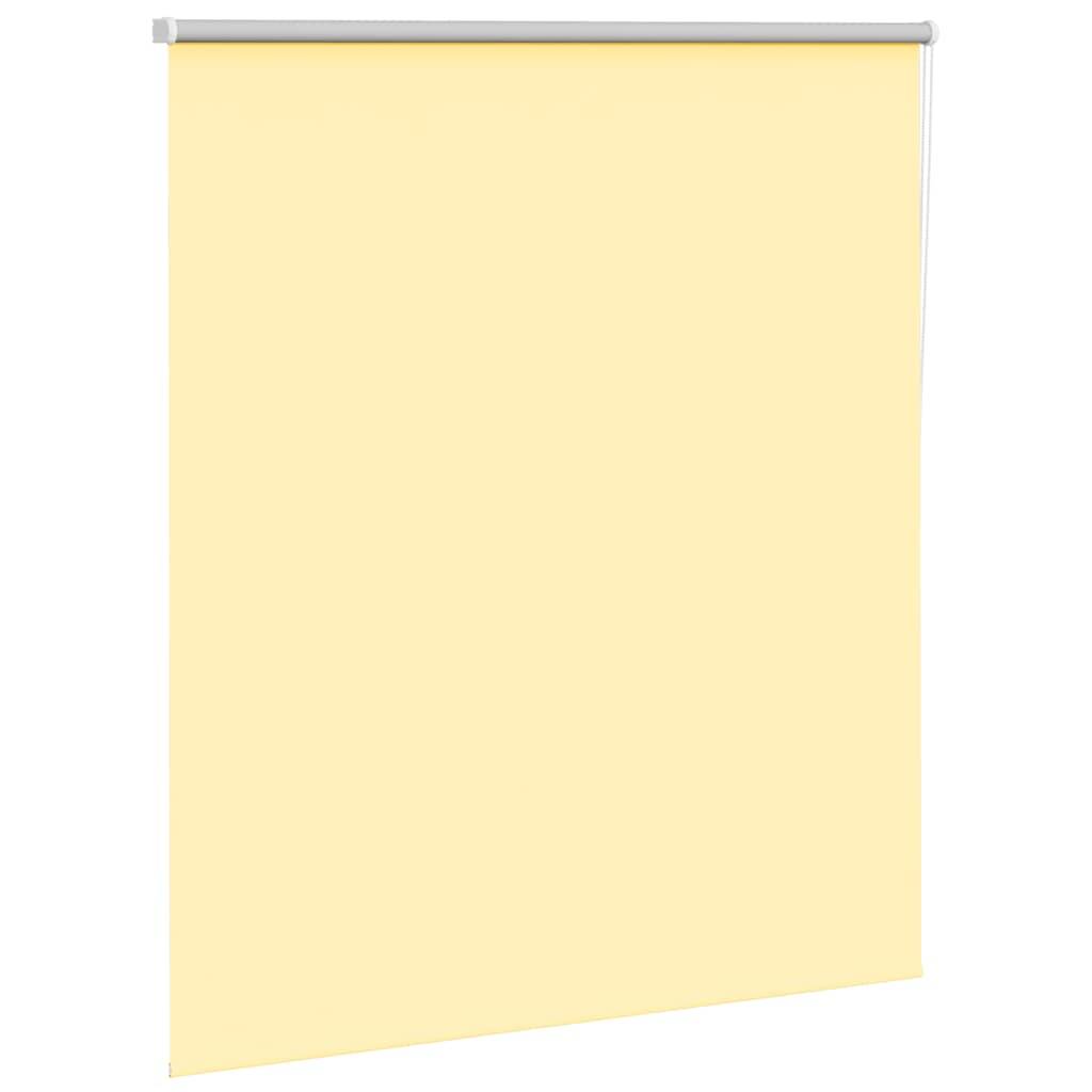 vidaXL Verdunkelungsrollo Gelb 135x175cm Stoffbreite 131,6cm Polyester