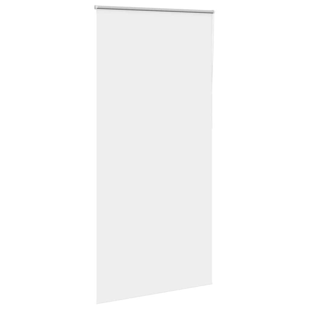 vidaXL Verdunkelungsrollo Weiß 90x210cm Stoffbreite 85,7 cm Polyester