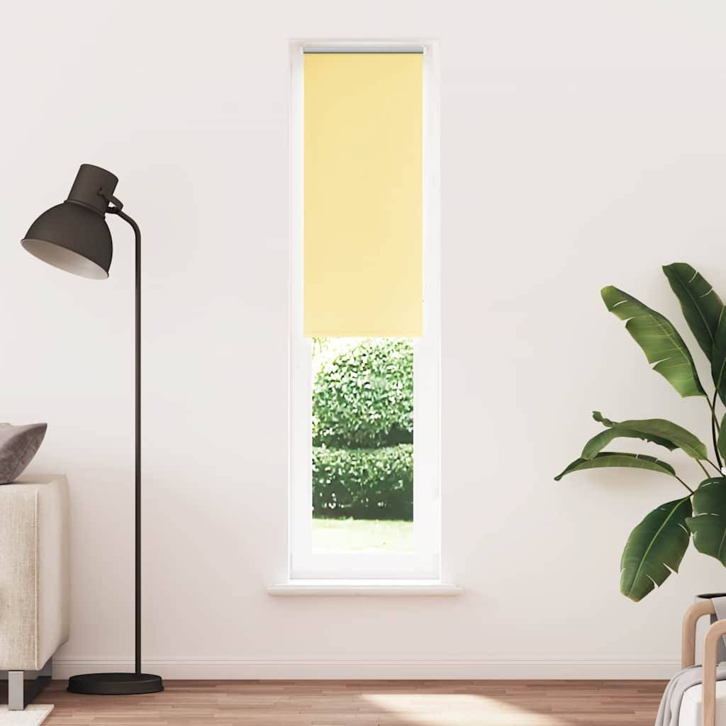 vidaXL Verdunkelungsrollo Gelb 50x230 cm Stoffbreite 45,7 cm Polyester