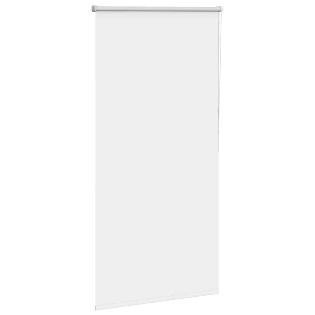 vidaXL Verdunkelungsrollo Weiß 75x130cm Stoffbreite 70,7 cm Polyester