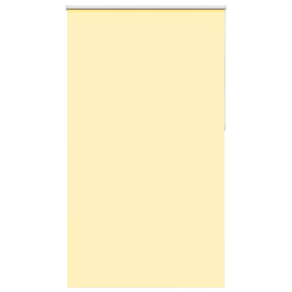vidaXL Verdunkelungsrollo Gelb 125x210cm Stoffbreite 121,6cm Polyester